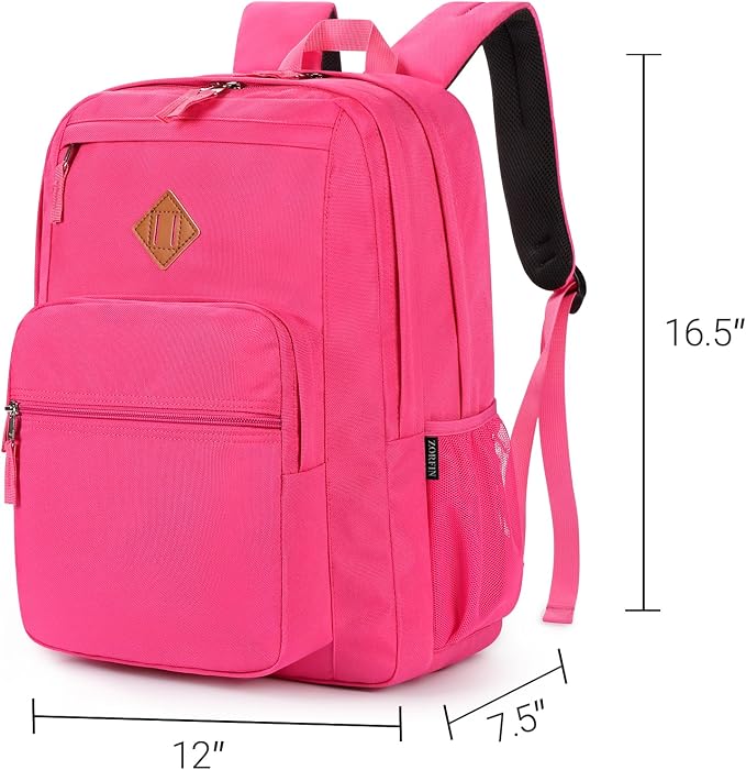 ZORFIN 26L Backpack for College, and Travel: Water Resistant Bookbag