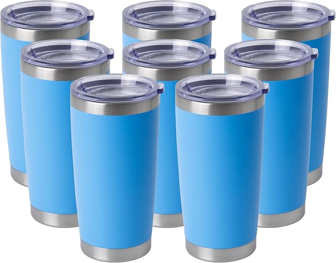 HASLE OUTFITTERS 20oz Stainless Steel Tumblers Bulk, Insulated Travel Cup