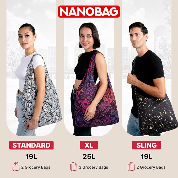 Nanobag Ultra-Lightweight Foldable Tote