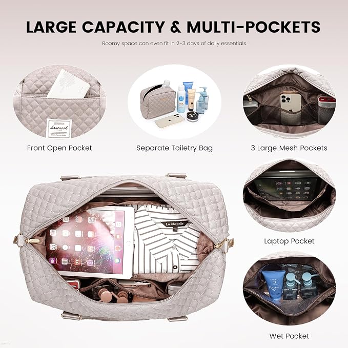 LOVEVOOK Travel Duffle Bag, Weekender Bags