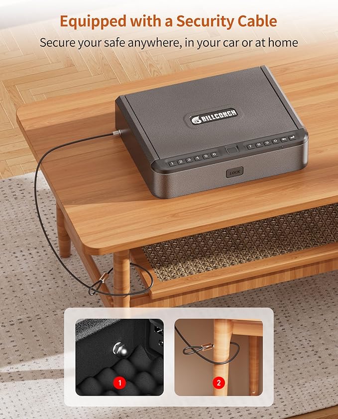 BILLCONCH Gun Safe for Handgun