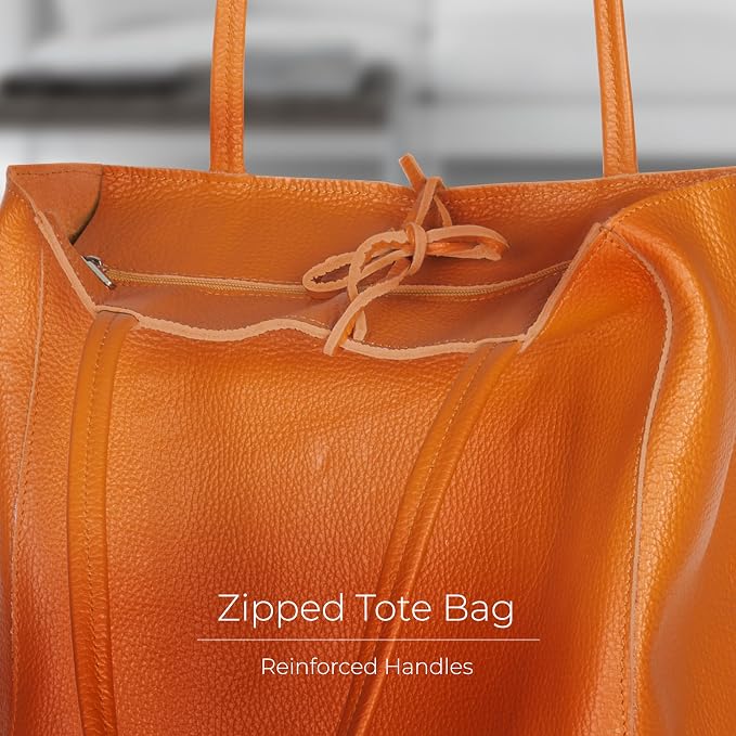 Italian Calf Leather Tote for Women