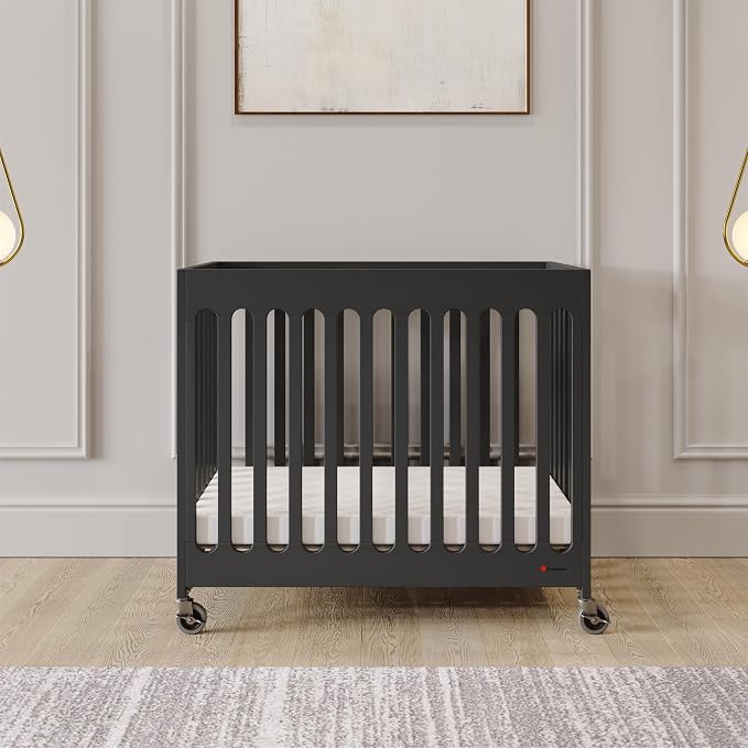 Foundations Boutique Folding Mini Baby Crib