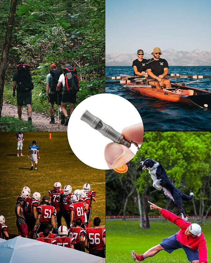 KeyUnity Titanium Emergency Whistle
