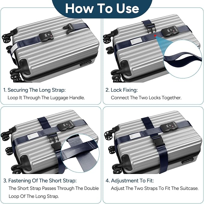 Travel Inspira Luggage Straps
