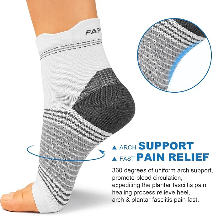 Plantar Fasciitis Sock for Men and Women, Compression Foot Sleeves