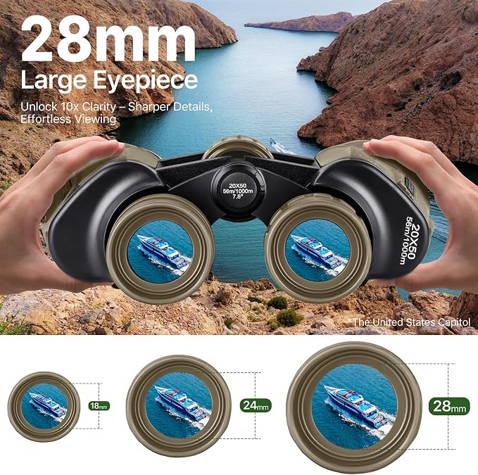 20x50 Binoculars for Adults