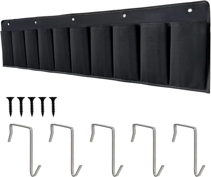 RV Shoe Pockets 10 Pockets Heavy Hanging Bedside Storage Organizer