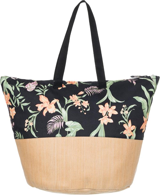 Roxy Women's Beach Tote Bag | Travel | Vacation | Straw | Lightweight |