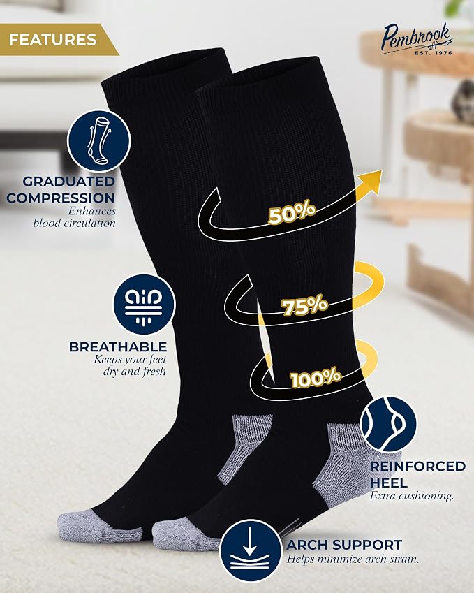 Pembrook Light Compression Socks