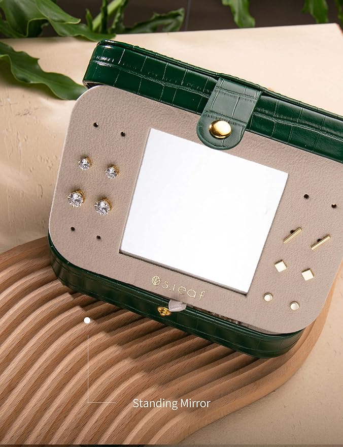 S.Leaf Mini Travel Jewelry Case