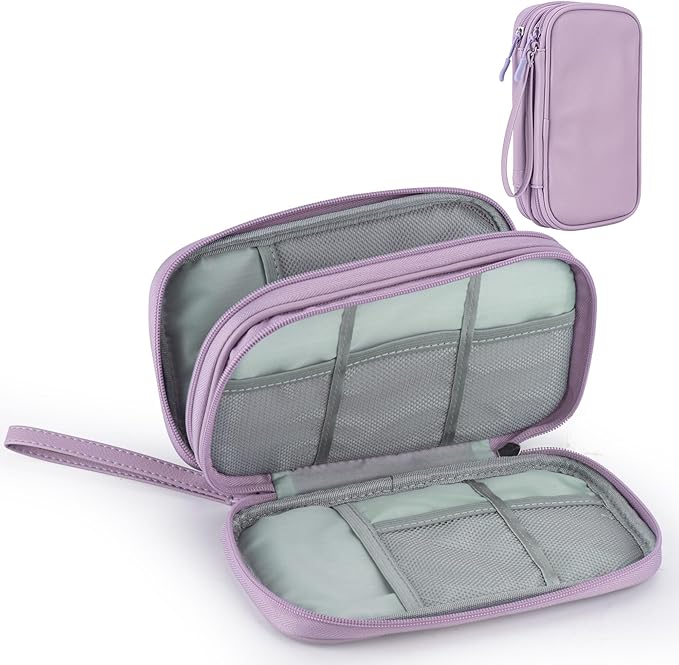 Leather Travel Electronic Organizer