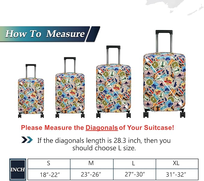 HYPER VENTURE Washable Luggage Cover
