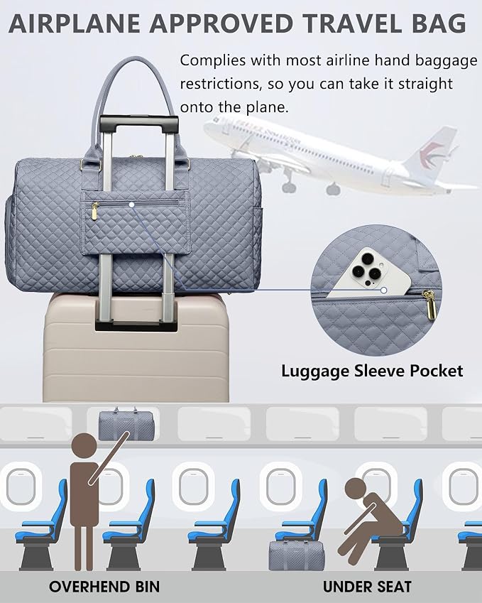 Weekender Travel Duffle Bag for Women