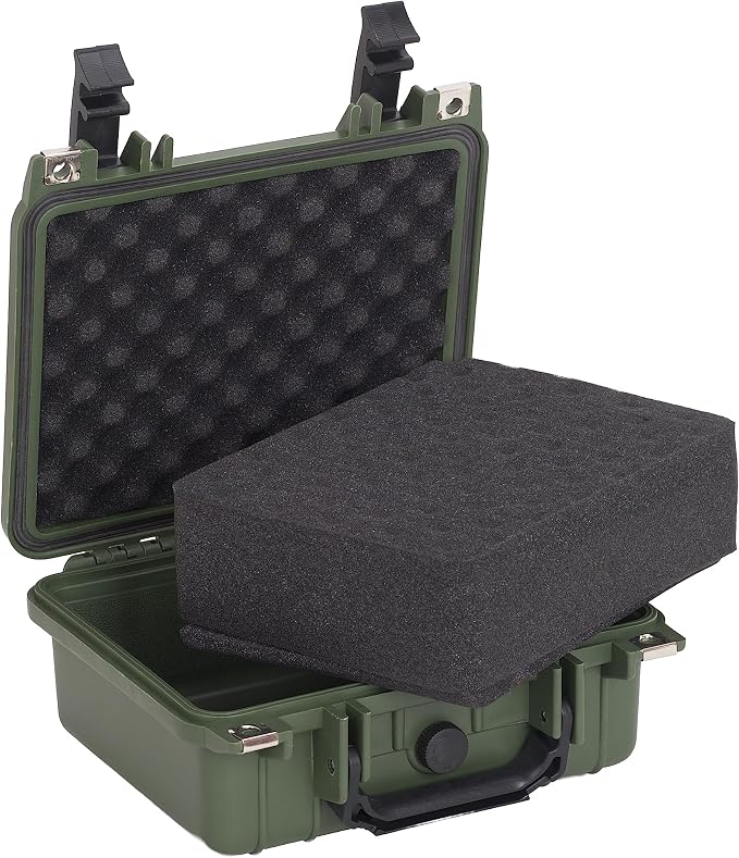 MEIJIA Portable All Weather IP67 Waterproof Protective Case, Hard Camera Case