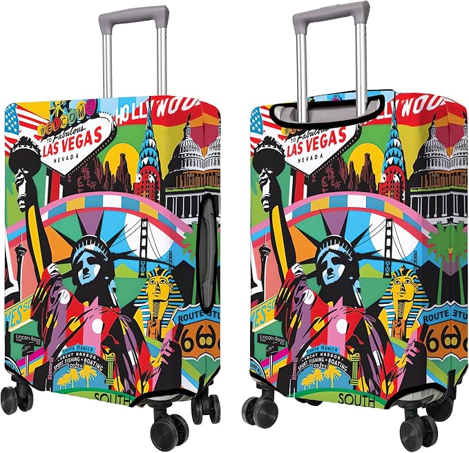 Travel Luggage Cover Suitcase Protector Fits 18-32 Inch Wheel Covers