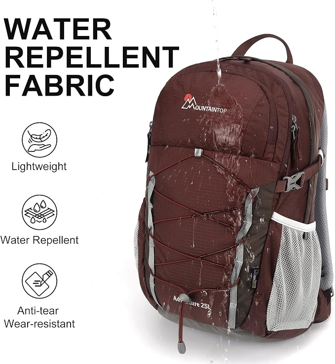 MOUNTAINTOP 25L/40L Hiking Backpack, Lightweight Travel Backpack