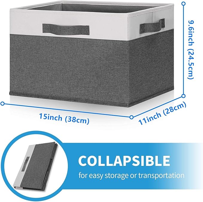 GhvyenntteS Large Closet Storage Bins