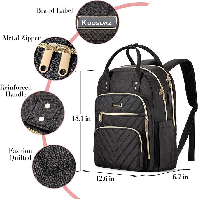 Laptop Backpack for Women Men, School Backpacks for Teens Girls Boys, 17.3 Inch