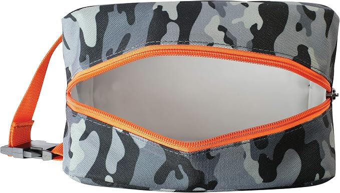 PackIt Freezable Snack Box, Charcoal Camo, Built
