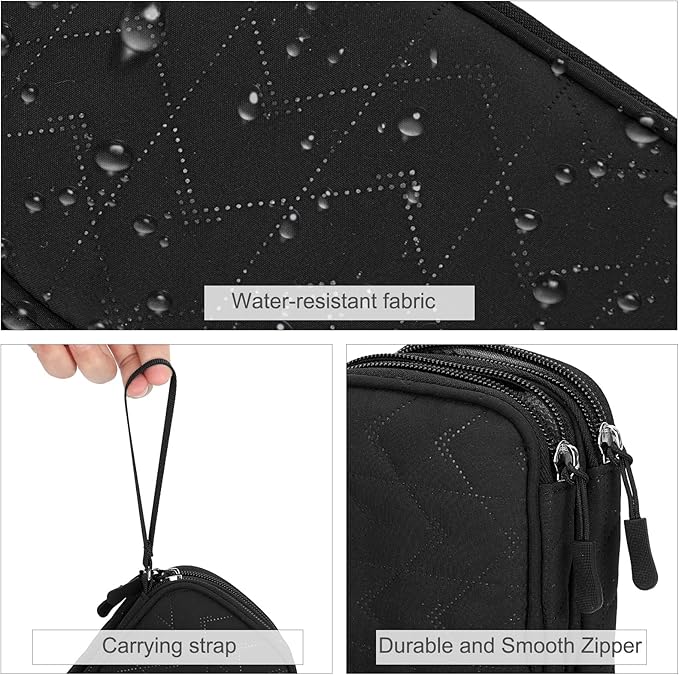 FYY Travel Organizer Pouch Electronic Accessories Carry Case Portable