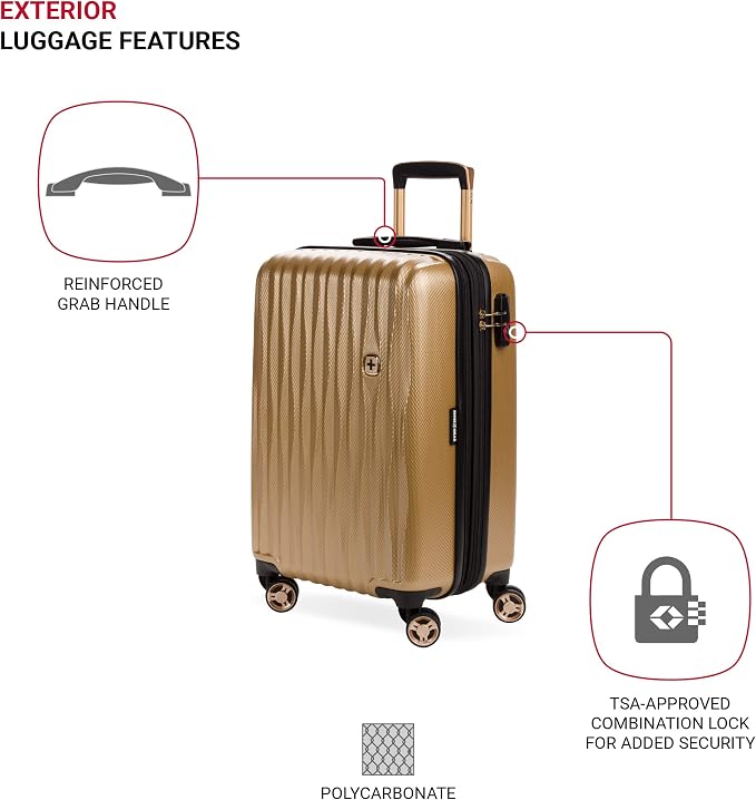 SwissGear 7272 Energie Expandable Hardside Luggage