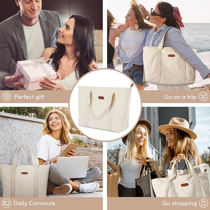 AW BRIDAL Monogram Canvas Tote Bag