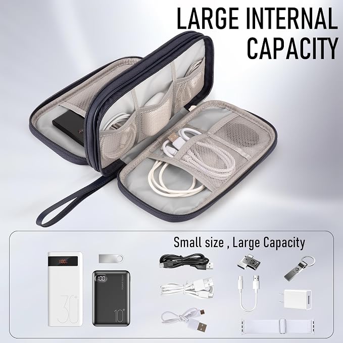 Leather Travel Electronic Organizer