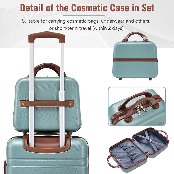 Merax Luggage Set 2 Piece Suitcase Set