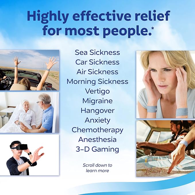 Sea-Band Anti-Nausea Acupressure Wristband