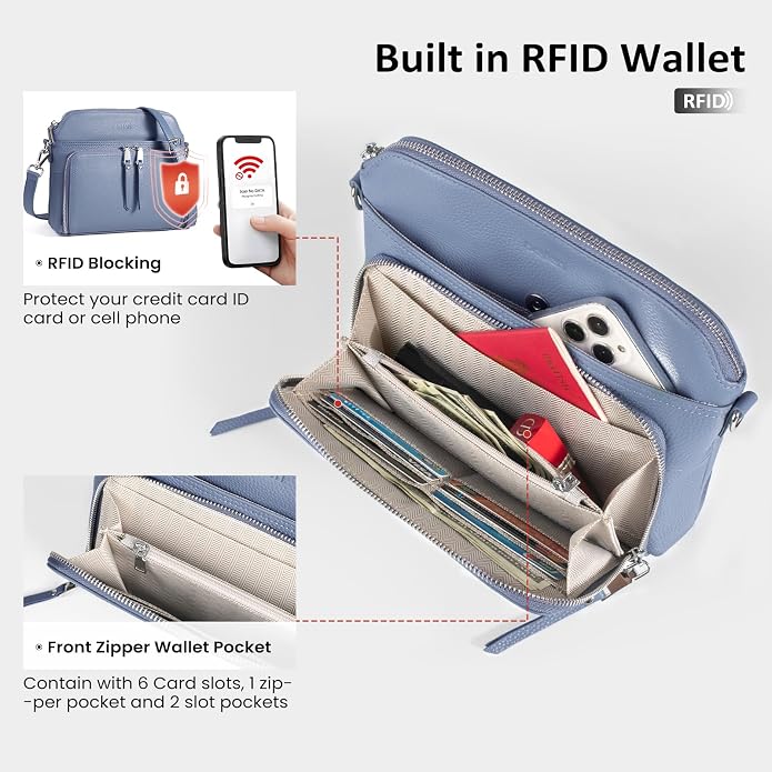 befen Genuine Leather Crossbody Purses