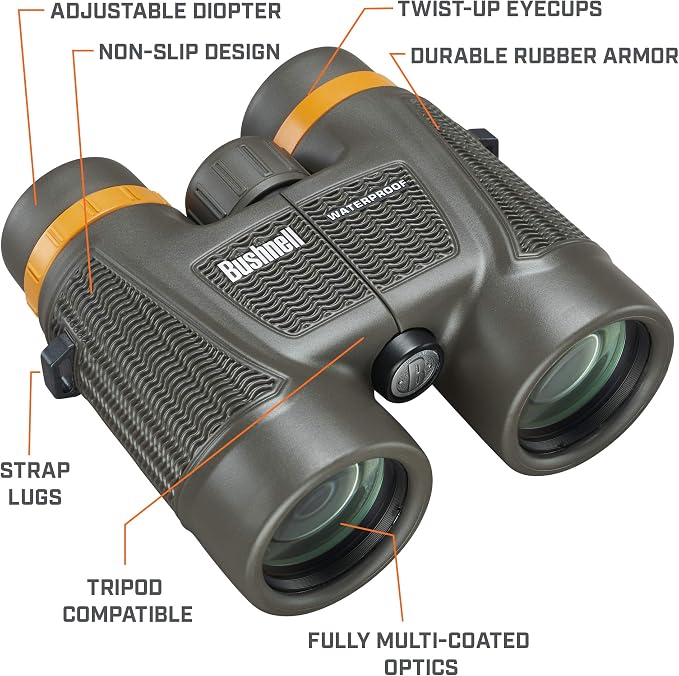 Bushnell H2O Xtreme 10x42 Compact Waterproof Binoculars