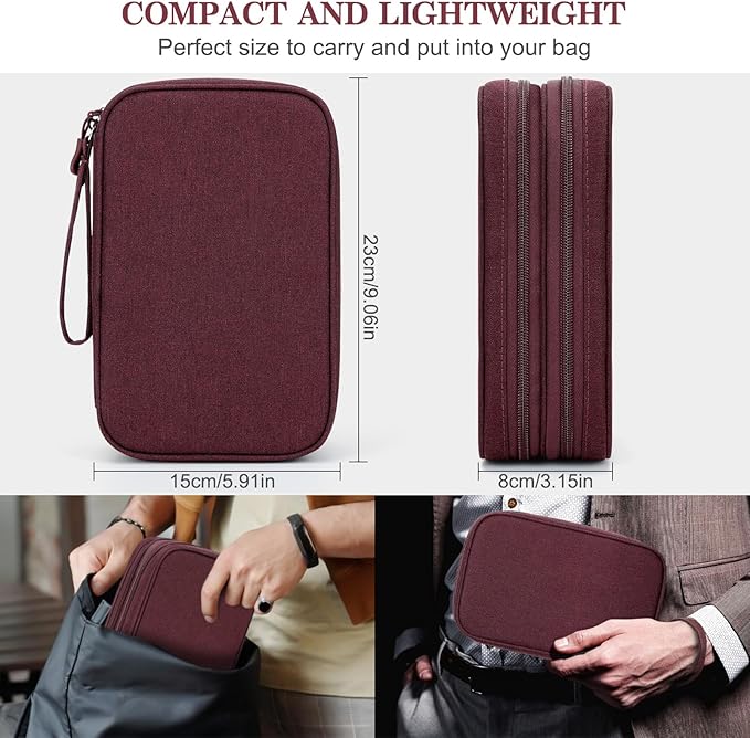 FYY Electronic Organizer, Large Travel Cable Organizer Bag Pouch Electronic