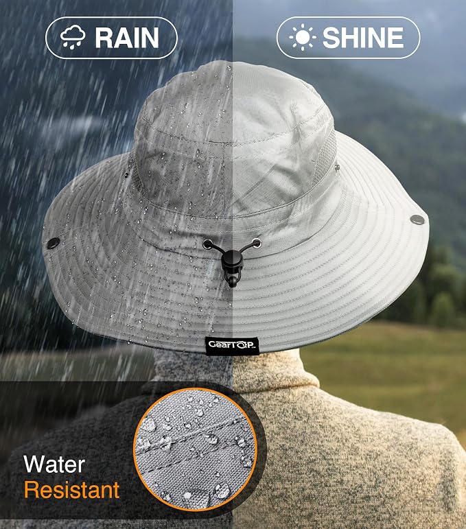 GearTOP Safari Sun Hat for Men and Sun Hats for Women UV Protection UPF 50+