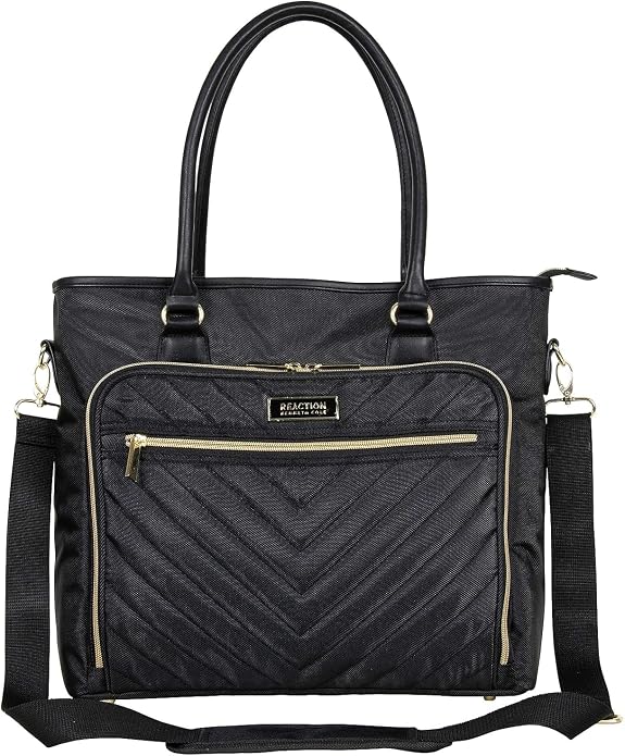 Kenneth Cole REACTION Chelsea Quilted Chevron 15" Laptop & Tablet Business Tote