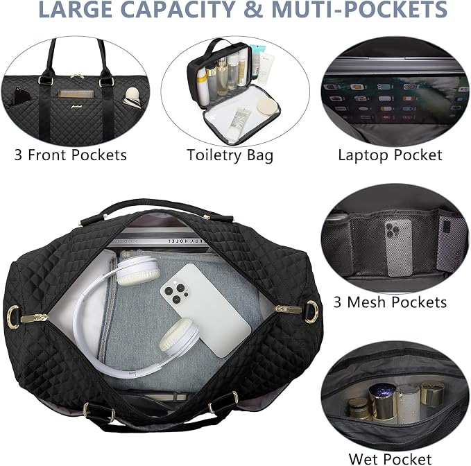 Weekender Travel Duffle Bag for Women