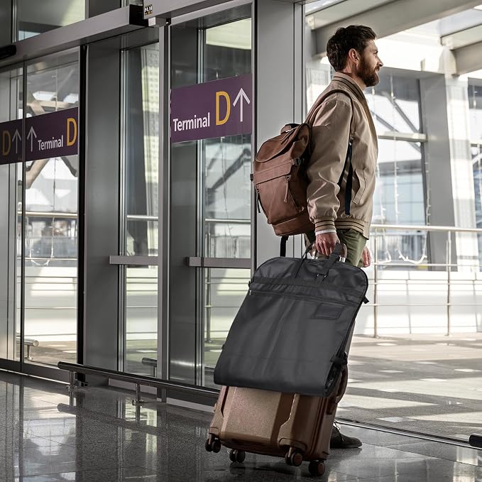 Zilink 48 Inch Garment Bags for Travel Heavy Duty Travel Suit Bag for Men Women