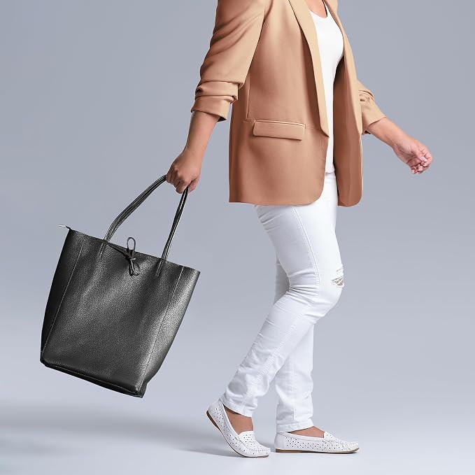 Italian Calf Leather Tote for Women