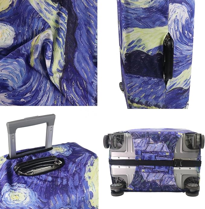 MosaiRudo Thicker Luggage Cover Elastic Suitcase Cover Protector Fits 18-32