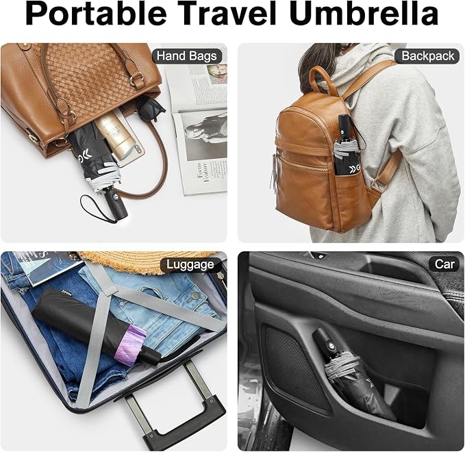 G4Free 42 Inch Eco Windproof Folding Umbrella
