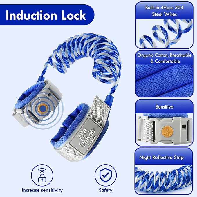 Lehoo Castle Toddler Leash, 4.9ft Kid Leash Wrist