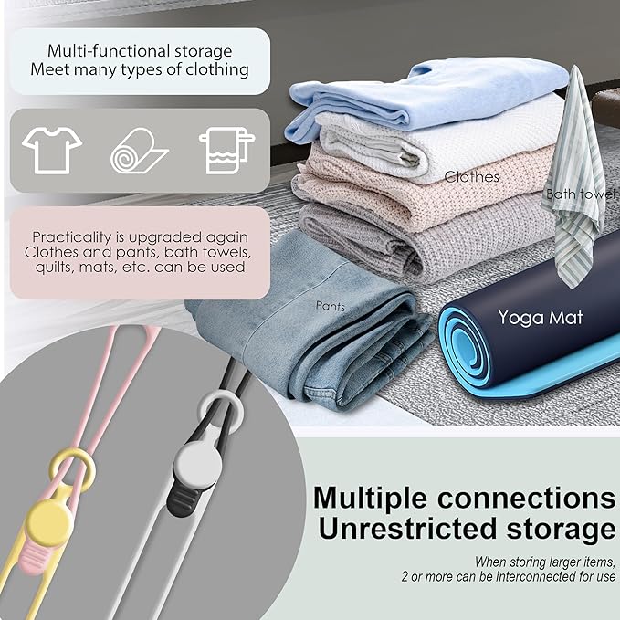 Nearockle Silicone Cable Ties Cord Organizer