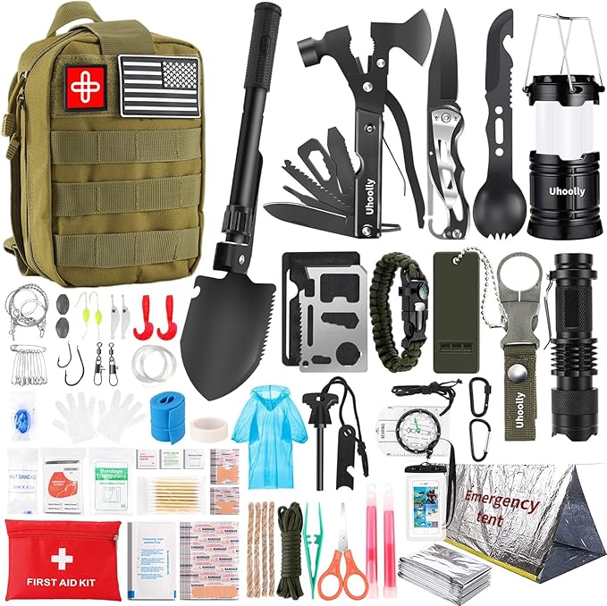 Survival Kit, Gifts for Men Women Teen Boys, Emergency Kit