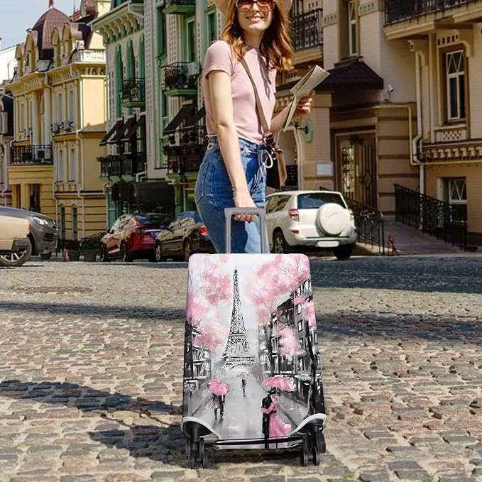 Travel Luggage Cover Suitcase Protector Fits 18-32 Inch Wheel Covers
