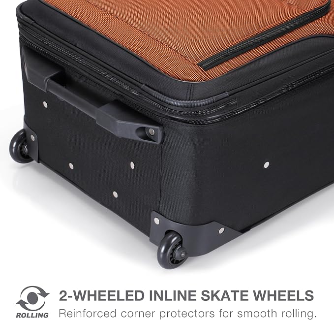 Travel Select Amsterdam 4-Piece Softside Expandable Rolling Luggage Set