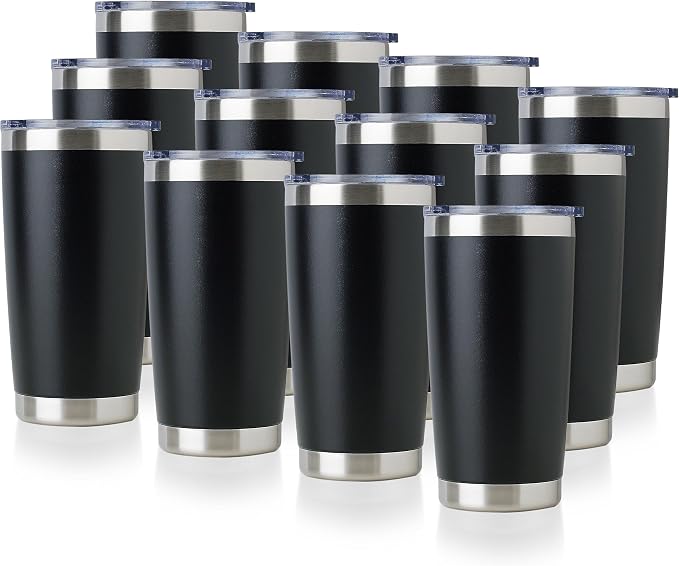 DOMICARE 20oz Stainless Steel Tumbler Bulk