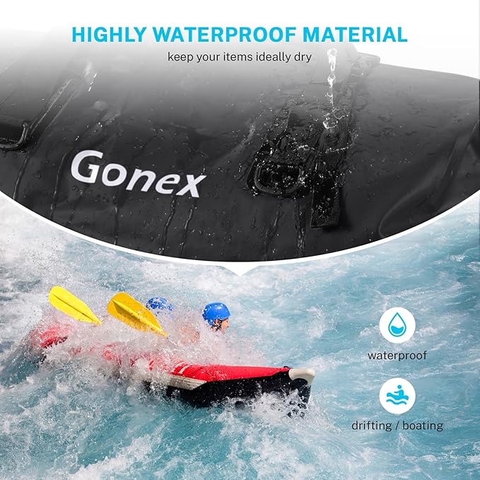 Gonex 40L 60L 80L Extra Large Waterproof Duffle Travel Dry Duffel Bag Heavy