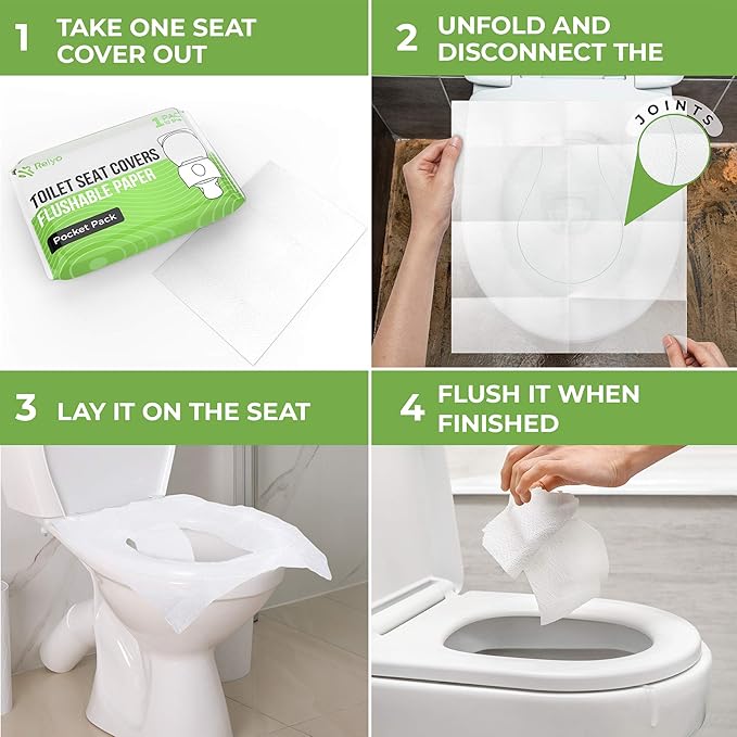 Toilet Seat Cover Paper Flushable