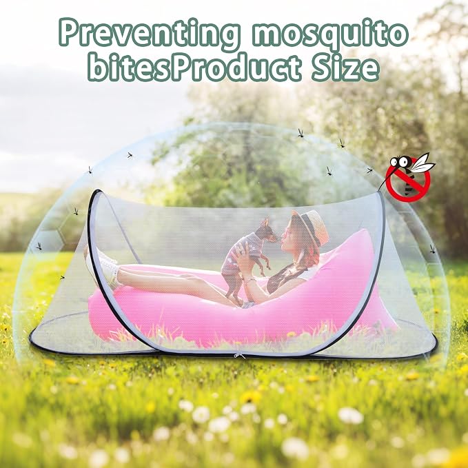 78.7 * 31.5 * 23.6 Inch Large Pop Up Mosquito Net, Collapsible Portable