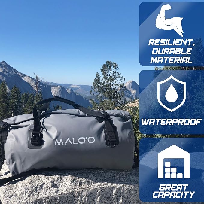 Malo'o Waterproof Roll-Top Duffel - 100L - Keep Gear Dry